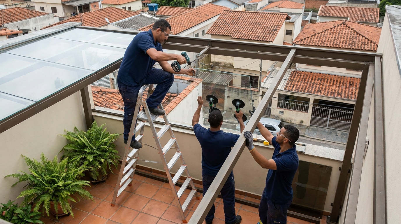 Cobertura de Vidro